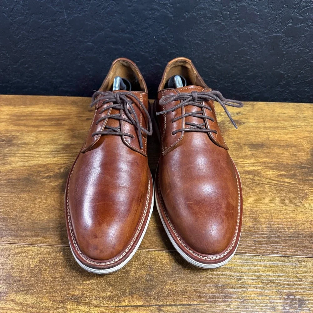 Johnston & Murphy XC4 Prentiss 20-3520 Brown Leather Oxford Mens 10.5M